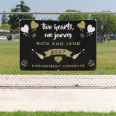 Champagne Knal Viering Feest Spandoek (Insitu)