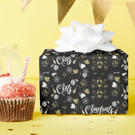 Champagne Knalfeest Viering Feest Cadeaupapier (Verjaardagsfeest)