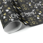 Champagne Knalfeest Viering Feest Cadeaupapier (Rol Hoek)