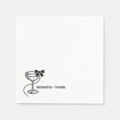 Champagne kom servet (Voorkant)