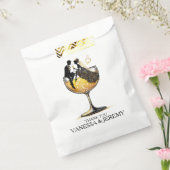 Champagne Koppel Bedankzakje (Gezegeld)