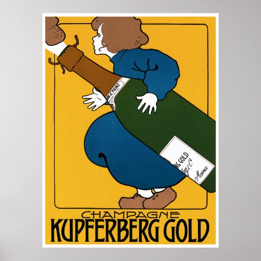 Champagne Kupferberg Gold Poster (Voorkant)