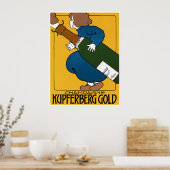 Champagne Kupferberg Gold Poster (Keuken)