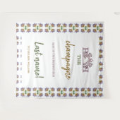 Champagne-kurk die knalt bij het veranderen van de wandkleed (Voorkant (horizontaal))