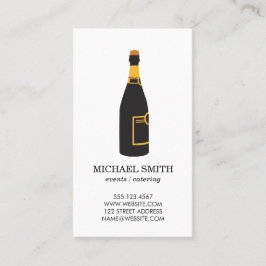 Champagne / liefhebber visitekaartje