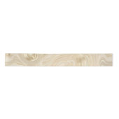 Champagne Light Brown Elegant Abstract Swirl Satijnen Lint (Voorkant)