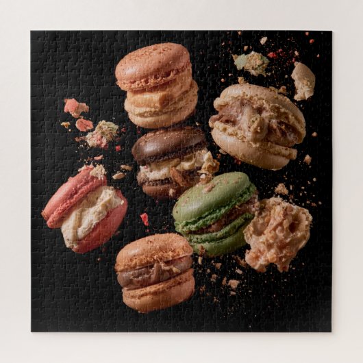 Champagne & Macarons Legpuzzel (Verticaal)