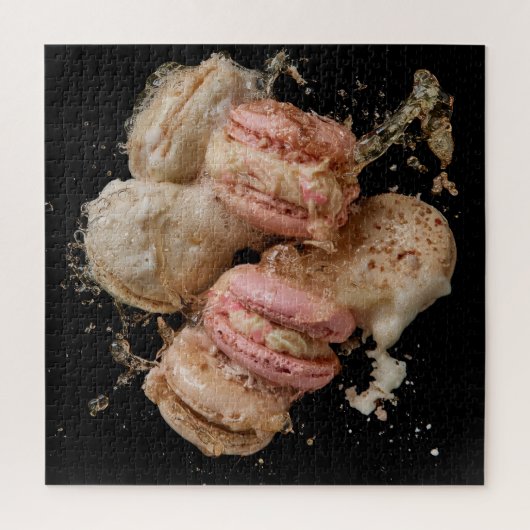Champagne & Macarons Legpuzzel (Verticaal)