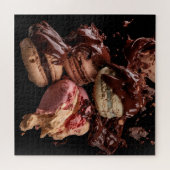 Champagne & Macarons Legpuzzel (Horizontaal)