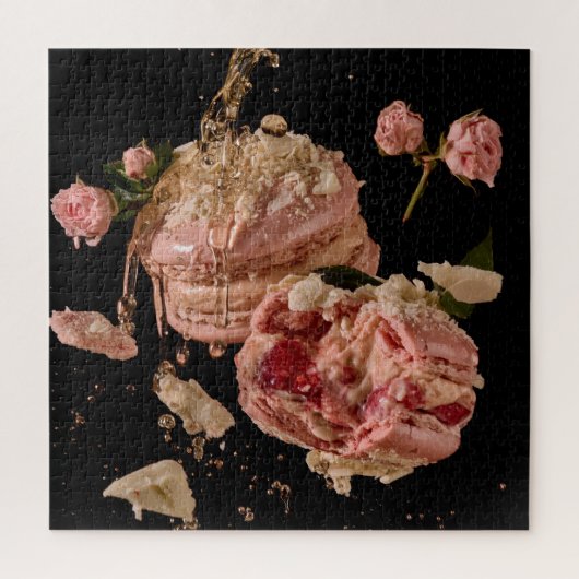 Champagne & Macarons Legpuzzel (Verticaal)