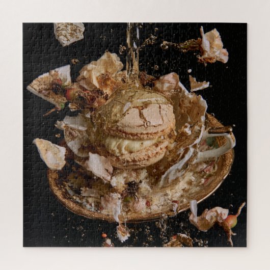 Champagne & Macarons Legpuzzel (Verticaal)