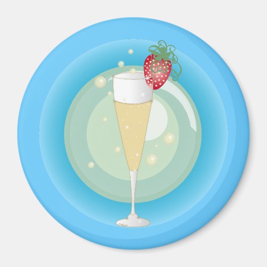 Champagne Magneet (Voorkant)
