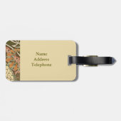 Champagne Meisje Alphonse Mucha Bagage Label (Achterkant horizontaal)