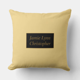 Champagne met Gold Names Sierkussen