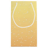 Champagne met kleine belletjes klein cadeauzakje (Achterkant)