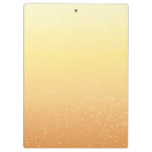 Champagne met kleine belletjes klembord (Achterkant)