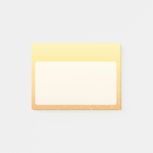 Champagne met kleine belletjes post-it® notes (Voorkant)