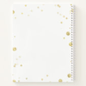 Champagne met taart en Rozen Notitieboek (Achterkant)