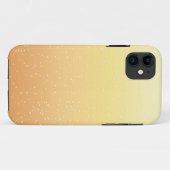 Champagne met Tiny Bubbles Background Art Case-Mate iPhone Case (Achterkant (horizontaal))