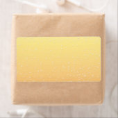 Champagne met Tiny Bubbles Background Art Etiket (Insitu)