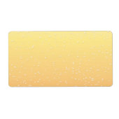 Champagne met Tiny Bubbles Background Art Etiket (Voorkant)