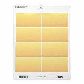 Champagne met Tiny Bubbles Background Art Etiket (Full Sheet)