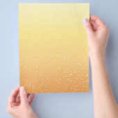 Champagne met Tiny Bubbles Background Art Flyer (Hand)