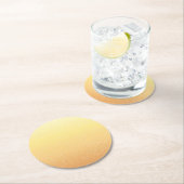 Champagne met Tiny Bubbles Background Art Ronde Kartonnen Onderzetter (Insitu)