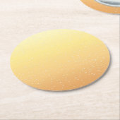 Champagne met Tiny Bubbles Background Art Ronde Kartonnen Onderzetter (Gebogen)