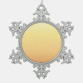 Champagne met Tiny Bubbles Background Art Tin Sneeuwvlok Ornament (Voorkant)