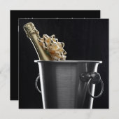 Champagne met uitnodiging van Bow (Voorkant / Achterkant)