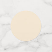 Champagne Metallic Effen Kleur | Klassiek | Elegan Confetti (Kleine voorkant)
