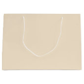 Champagne Metallic Effen Kleur | Klassiek | Elegan Groot Cadeauzakje (Voorkant)