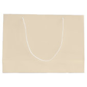 Champagne Metallic Effen Kleur | Klassiek | Elegan Groot Cadeauzakje (Achterkant)