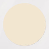 Champagne Metallic Effen Kleur | Klassiek | Elegan Labels (Design 2)