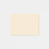 Champagne Metallic Effen Kleur | Klassiek | Elegan Post-it® Notes (Voorkant)