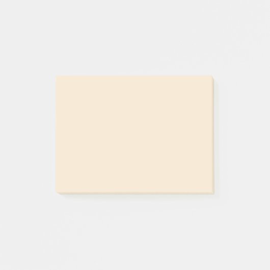 Champagne Metallic Effen Kleur | Klassiek | Elegan Post-it® Notes (Voorkant)