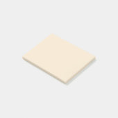 Champagne Metallic Effen Kleur | Klassiek | Elegan Post-it® Notes (Schuin)