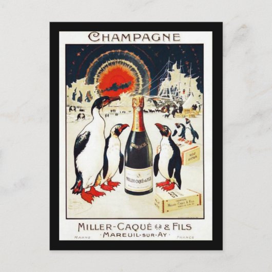 Champagne Miller-Caque & Fils Briefkaart (Voorkant)