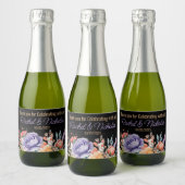 Champagne mini bottles favors personalized sparkli sparkling wijnetiket (Flessen)