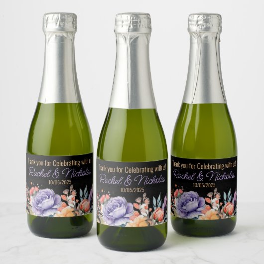 Champagne mini bottles favors personalized sparkli sparkling wijnetiket (Flessen)