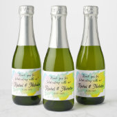 Champagne mini bottles favors personalized sparkling wijnetiket (Flessen)