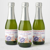 Champagne mini flessen voor gepersonaliseerde spar sparkling wijnetiket (Flessen)