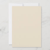 Champagne Minty Leaf Bruiloft Kaart (Achterkant)