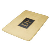 Champagne Monogrammed Bath Mat (Gekanteld)