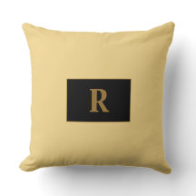 Champagne Monogrammed Sierkussen