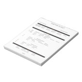 Champagne & Mousserende Wijn Deductieve Proeverij  Notitieblok (Linkerzijde)