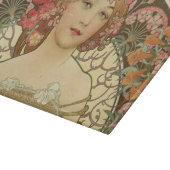 Champagne Mucha Small Rectangle Cutting Board Snijplank (Hoek)