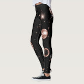 Champagne New Year Eve Celebration Roos Gold Leggings (Links)