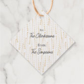 Champagne Nieuwjaar Cheers Bedankjes Labels (Achterkant)